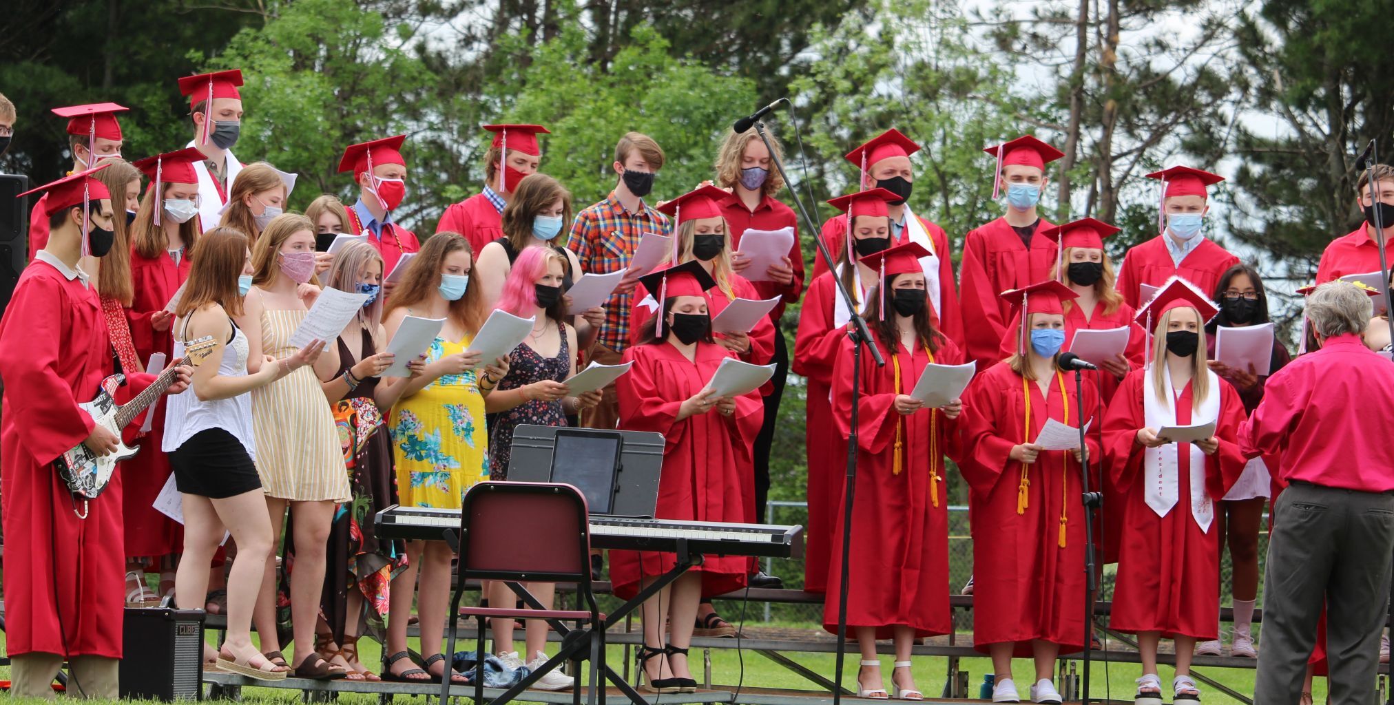 Singing students